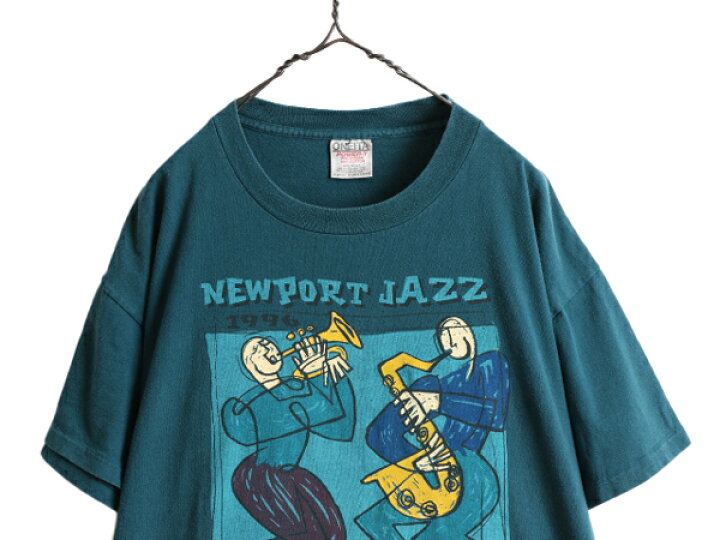 楽天市場】90s USA製 ☆ ジャズ フェスティバル アート プリント T 
