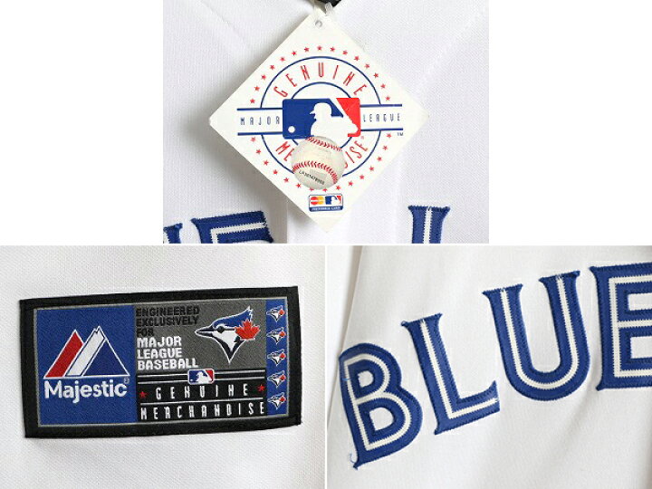 楽天市場】デッドストック USA製 □ MLB オフィシャル Majestic ブルー 