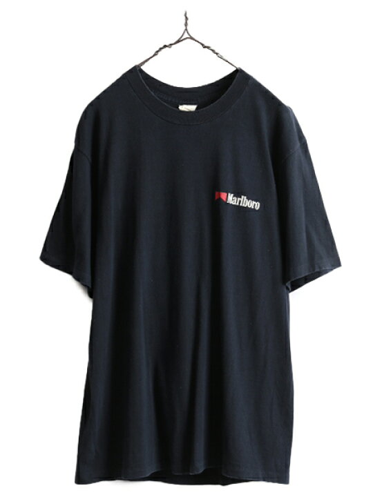 楽天市場】90s USA製 □ マルボロ 両面 プリント 半袖 Tシャツ 