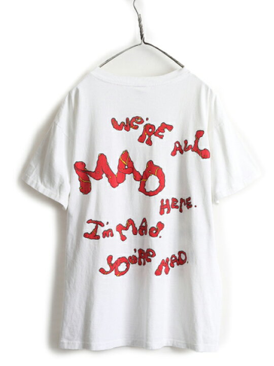 楽天市場】90s USA製 ☆ 不思議の国のアリス チェシャ猫 プリント T  