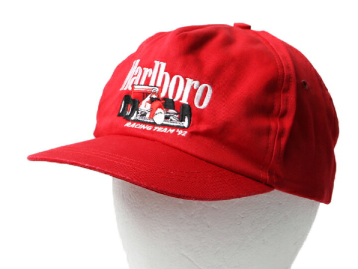 Marlboro 赤 ベースボールキャップ