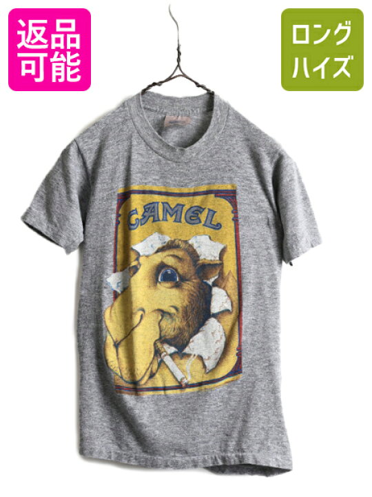 楽天市場】80s USA製 □ キャメル プリント 半袖 Tシャツ レディース S  