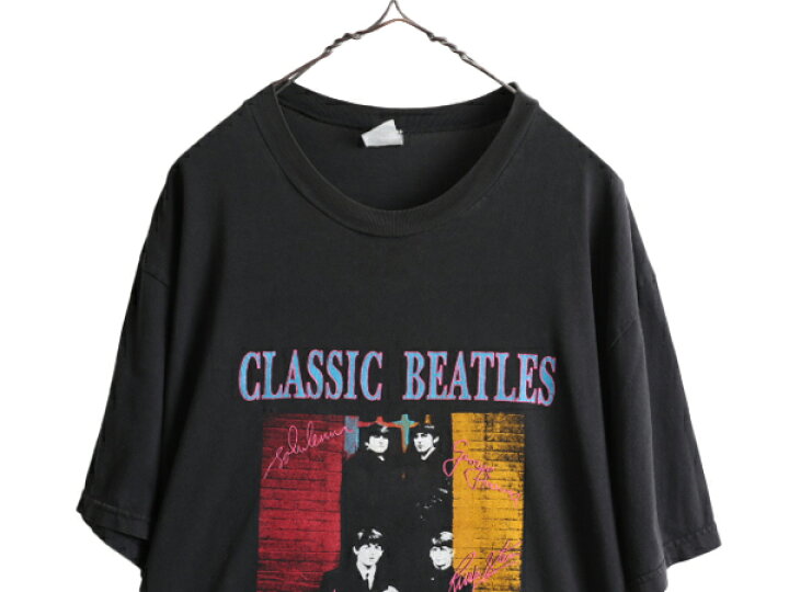 楽天市場】90s ☆ ビートルズ 両面 プリント Tシャツ メンズ XL / 90  