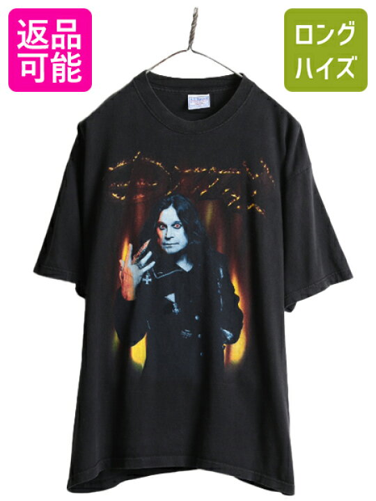 楽天市場】00s ☆ オジー オズボーン 両面 プリント 半袖 Tシャツ  