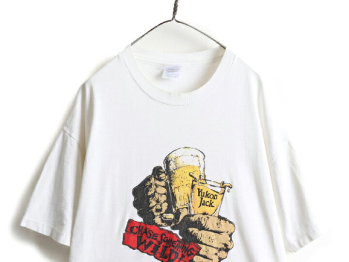 楽天市場】90s □ 企業 アート イラスト プリント 半袖 Tシャツ メンズ 
