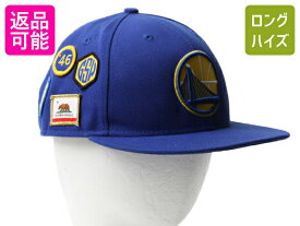 ■ ニューエラ x ウォリアーズ ベースボール キャップ フリーサイズ 古着 NEW ERA 帽子 NBA オフィシャル トラッカー バスケ ワッペン付き| 中古 NEWERA 9FIFTY GOLDEN STATE WARRIORS バスケットボール スナップバック 6パネル ブルー ベースボールキャップ アメカジ