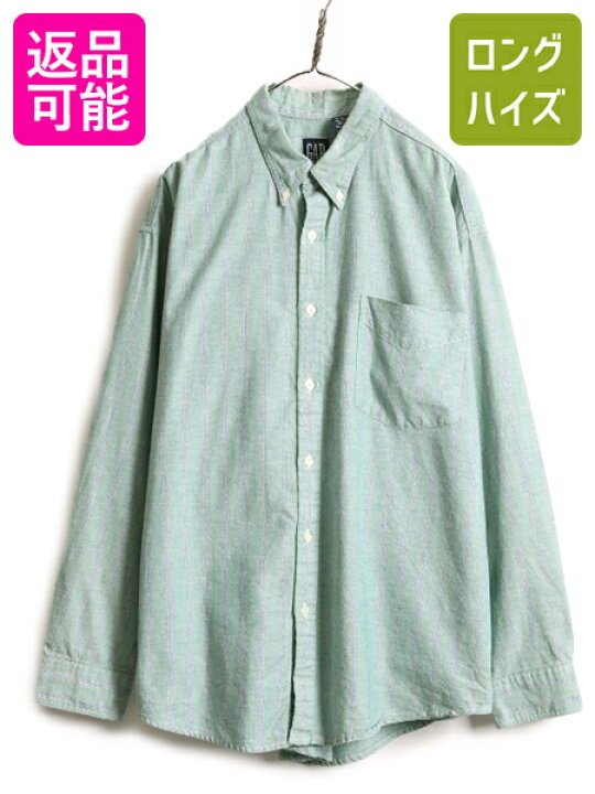 楽天市場】90s USA製 □ OLD GAP オックスフォード ストライプ 長袖 