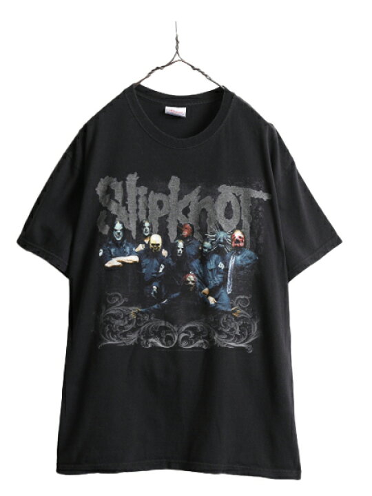 楽天市場】00s □ スリップノット 両面 プリント Tシャツ ( メンズ L 