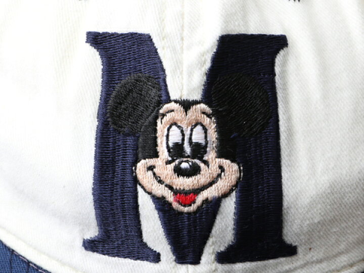 楽天市場】80s USA製 □ ディズニー ミッキーマウス 刺繍 ベースボール  