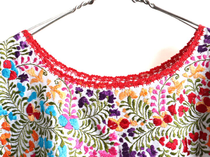 楽天市場】メキシコ製 ☆ サンアントニーノ ハンド刺繍 メキシカン 