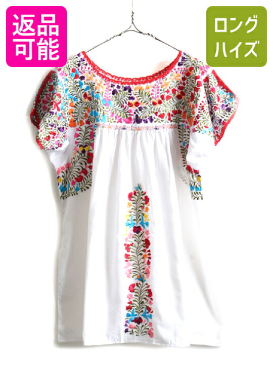 新品】サンアントニーノ刺繍 トップス チュニック ブラウス LLサイズ 