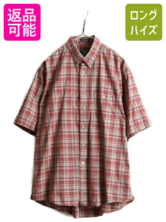 楽天市場】90 USA製 □ バーバリー プローサム チェック ボタンダウン  