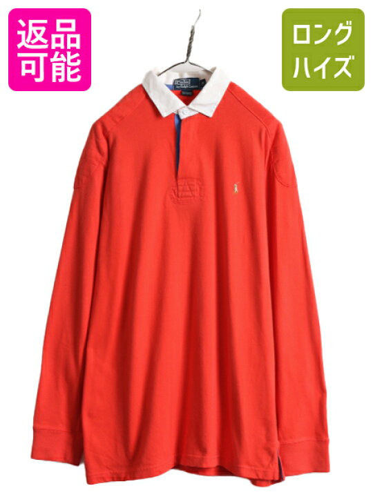 楽天市場】90s □ ポロ ラルフローレン 長袖 ラガー シャツ メンズ M 