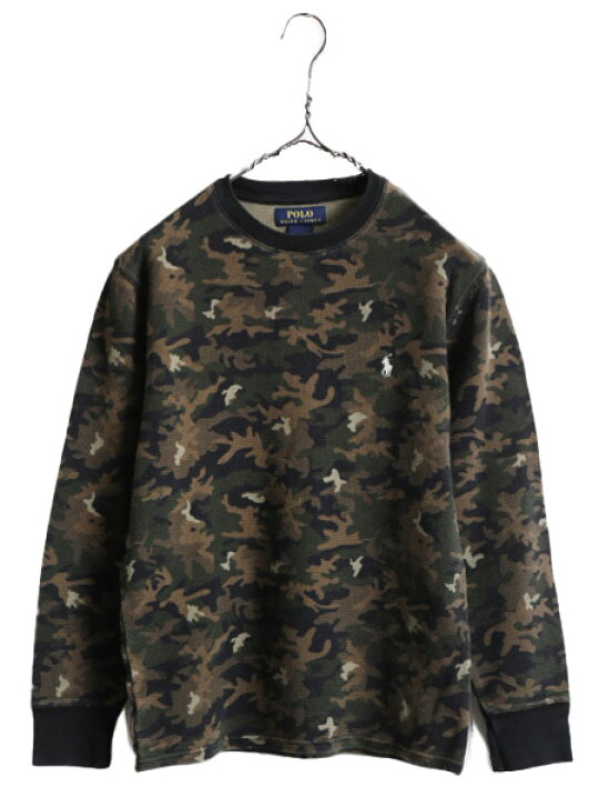 楽天市場】□ ポロ ラルフローレン 迷彩 サーマル 長袖 Tシャツ 