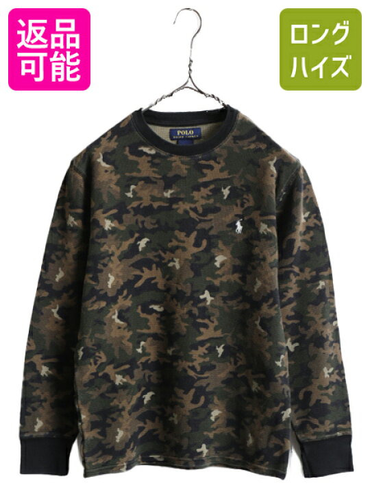楽天市場】□ ポロ ラルフローレン 迷彩 サーマル 長袖 Tシャツ 