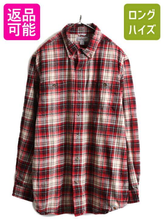 楽天市場】US企画 □ カーハート チェック ボタンダウン 長袖 
