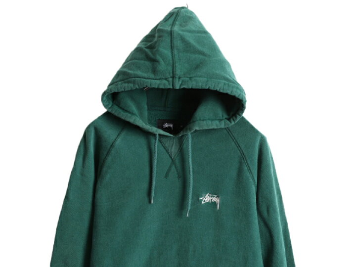 楽天市場】□ STUSSY 前V スウェット フード パーカー メンズ M / 古着