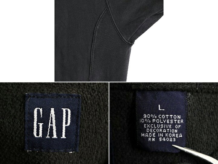 楽天市場】90s OLD GAP スウェット フード パーカー メンズ L / 古着 