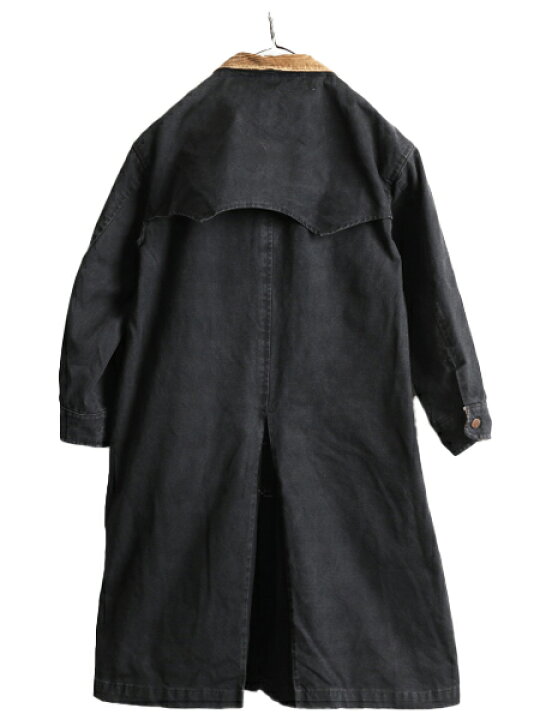 楽天市場】□ ラルフローレン ブラック コットン ダック コート  