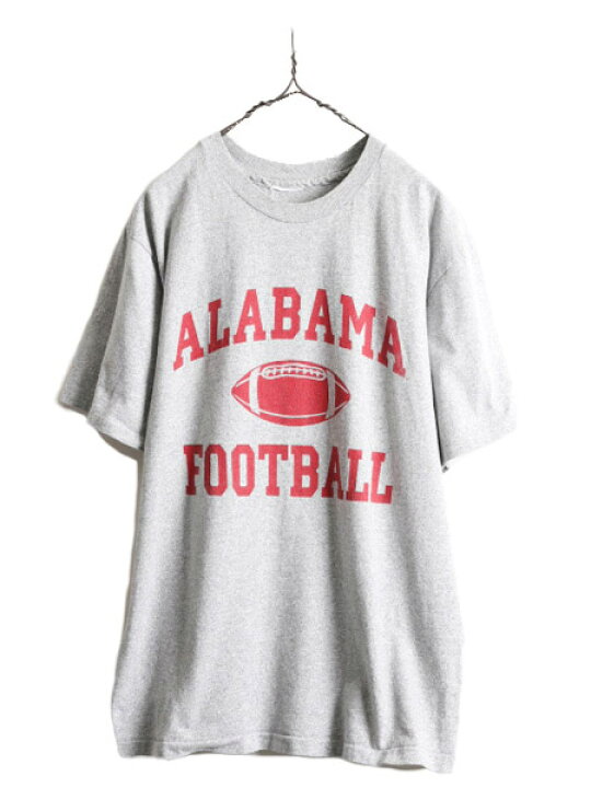 楽天市場】90s □ 3段 カレッジ フットボール プリント 半袖 Tシャツ 