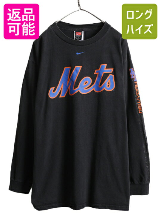 楽天市場】00s □ ナイキ MLB オフィシャル メッツ プリント 長袖 T 