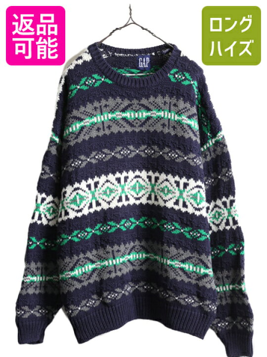 楽天市場】【2/16 12h限定777円OFF!!】 90s □ OLD GAP フェアアイル 