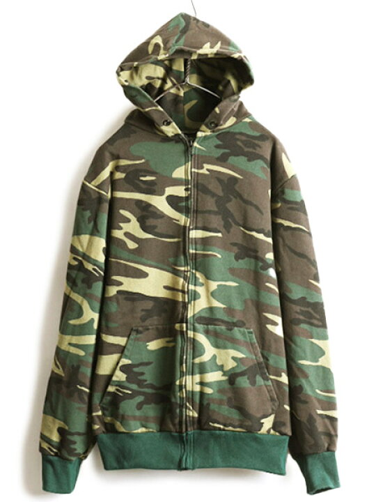 楽天市場】90s USA製 □ キャンバー 迷彩 フルジップ スウェット 