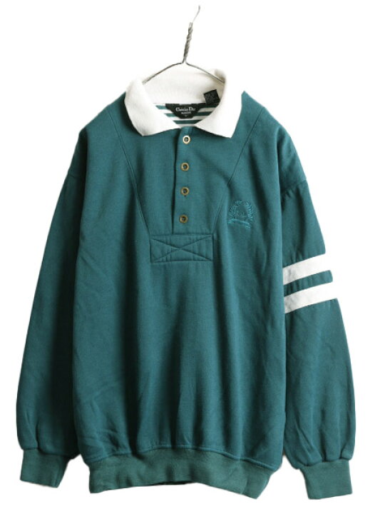 楽天市場】90s □ クリスチャンディオール 襟付き デザイン スウェット  