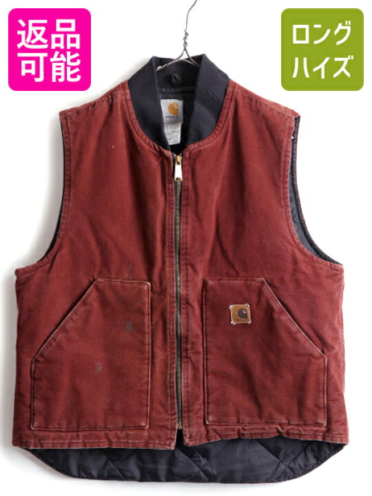 90s Lee 短丈ダックベスト ボロ 鬼フェード carhartt usa古着