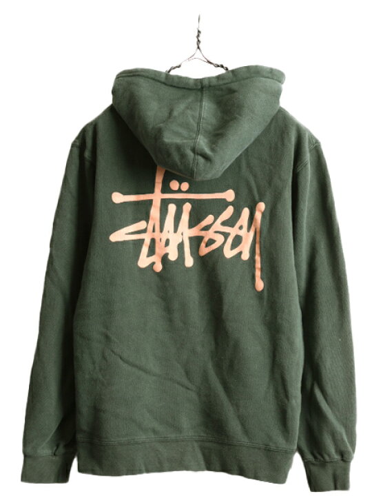 楽天市場】00s □ STUSSY 両面 プリント スウェット フード パーカー 
