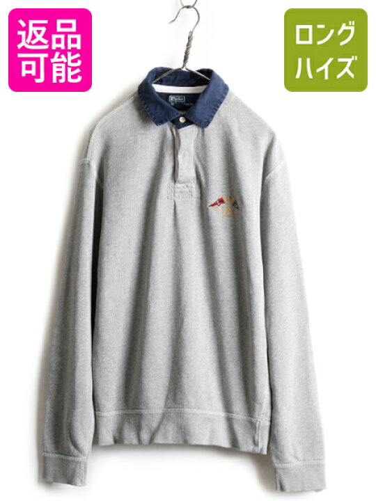 楽天市場】90s □ ポロ ラルフローレン スウェット 長袖 ラガーシャツ 