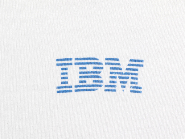 楽天市場】90s ☆ IBM 企業 アート イラスト 両面 プリント Tシャツ
