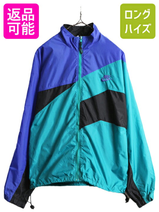 楽天市場】90s ナイキ フルジップ ナイロン ジャケット メンズ M 90  