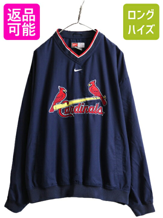楽天市場】00s MLB オフィシャル ナイキ カージナルス Vネック プル 