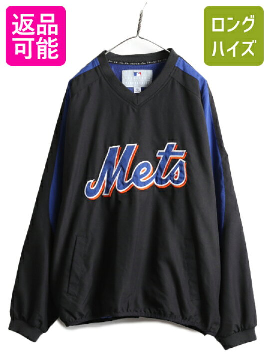 楽天市場】MLB オフィシャル マジェスティック メッツ Vネック プル 