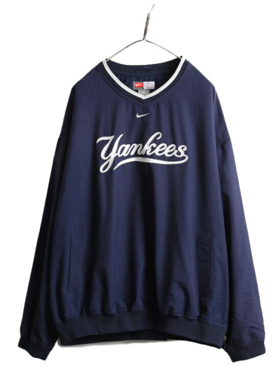 楽天市場】00s MLB オフィシャル ナイキ ヤンキース Vネック プル 