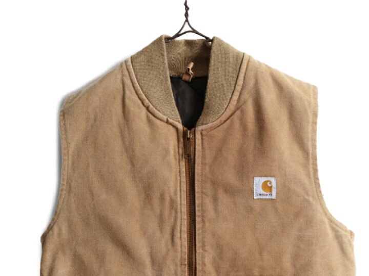 楽天市場】80s 90s USA製 カーハート 中綿 ダック ベスト メンズ S  