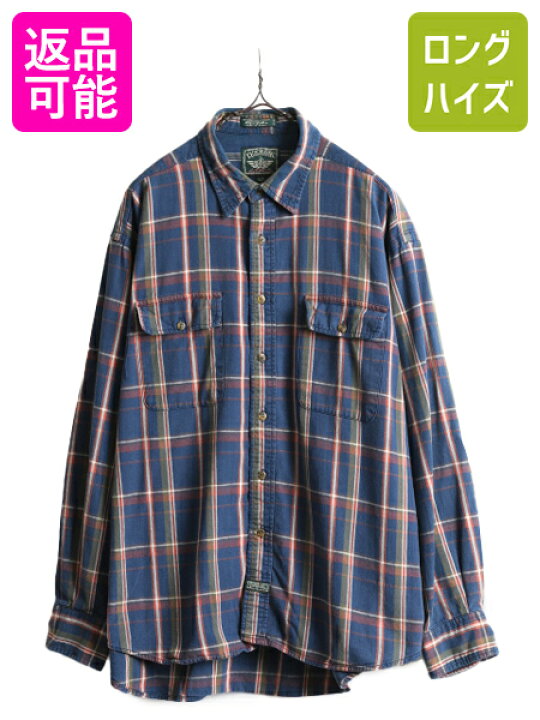 楽天市場】90s ドッカーズ リーバイス チェック 長袖 シャツ メンズ L  