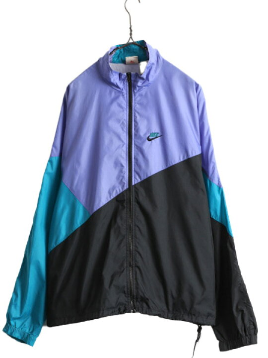 楽天市場】90s ナイキ フルジップ ナイロン ジャケット メンズ XL 古着 