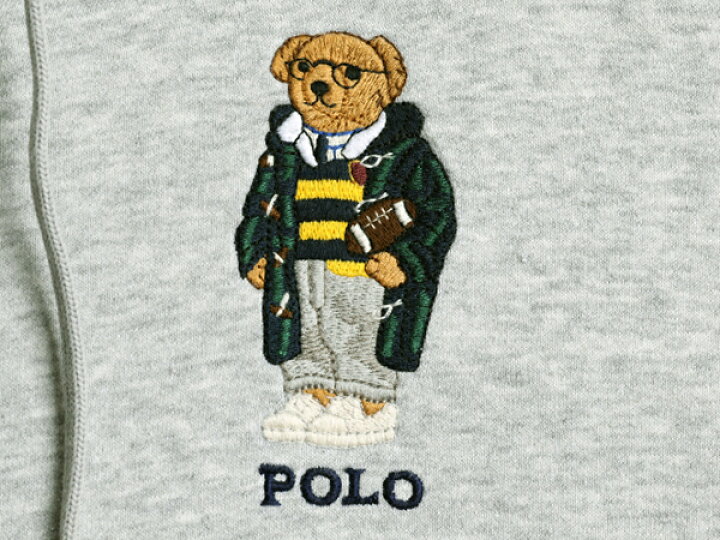 楽天市場】ポロベア 刺繍 ポロ ラルフローレン フルジップ スウェット 