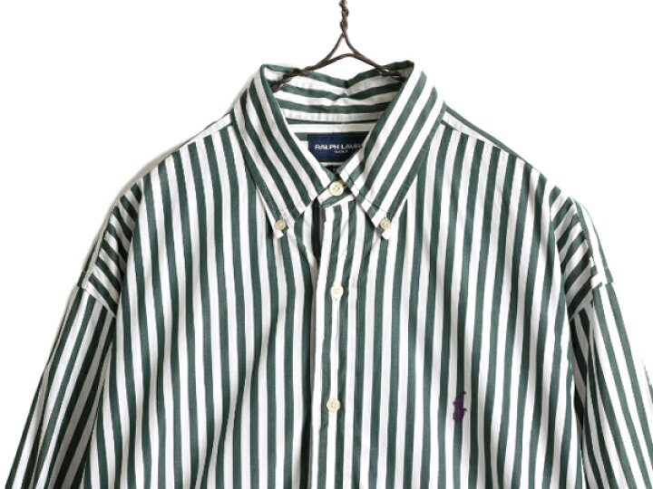 楽天市場】90s ラルフローレン ゴルフ ストライプ ボタンダウン 長袖 