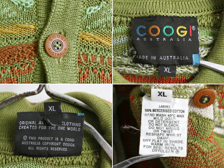 楽天市場】90s オーストラリア製 COOGI 3D 立体編み コットン ニット 