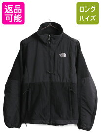 【5/30 24h限定 ポイント4倍!】 ノースフェイス デナリ ジャケット レディース S / The North Face DENALI アウトドア 黒 フリース ナイロン ブルゾン ジャンパー ブラック| 古着 中古 ノース フリースジャケット デナリジャケット ポーラテック フルジップ ワンポイント ロ