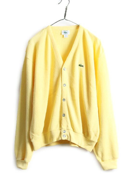 made in USA LACOSTE カーディガン 古着 楽天市場】80s USA製 ラコステ 