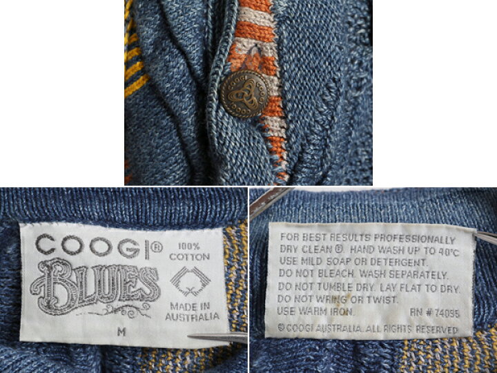 楽天市場】90s オーストラリア製 COOGI 3D 立体編み コットン ニット 
