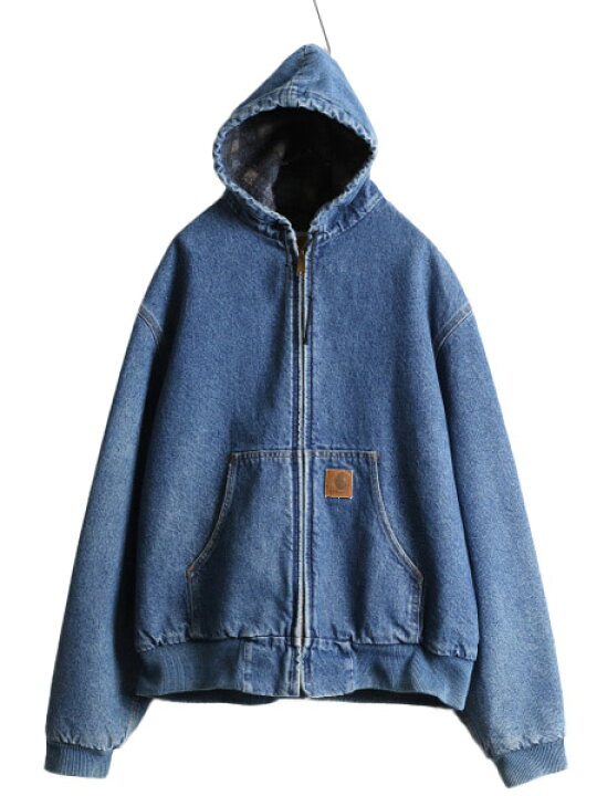 楽天市場】80s 90s USA製 カーハート デニム アクティブ ジャケット 