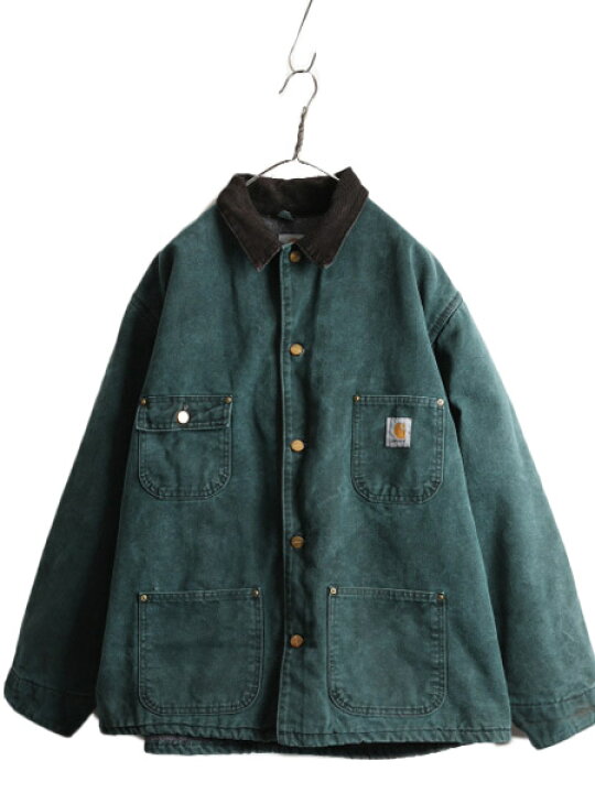 楽天市場】80s 90s USA製 カーハート チョア コート メンズ XL / 古着 