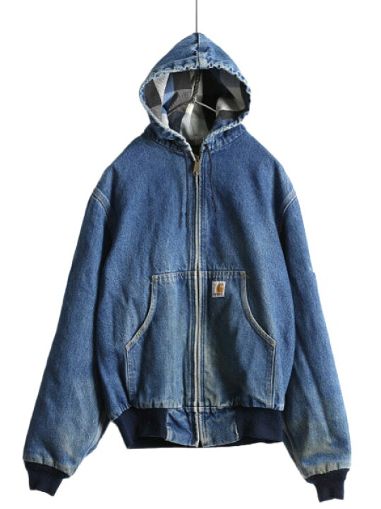 楽天市場】80s 90s USA製 カーハート デニム アクティブ ジャケット 