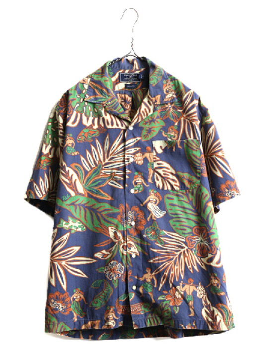 90s ラルフローレン ポロスポーツ オープンカラー ハワイアンシャツ  