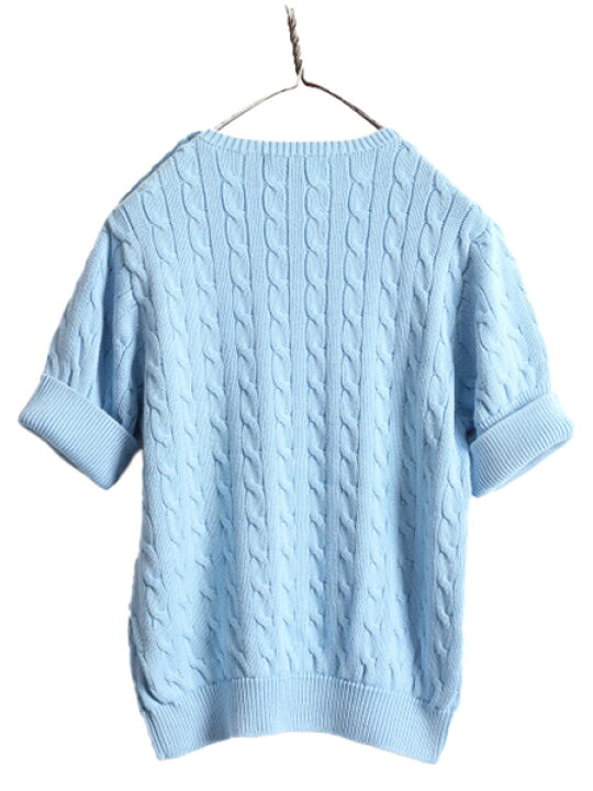 楽天市場】ラルフローレン コットン ケーブル 半袖 ニット セーター  